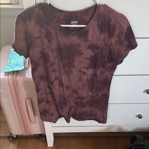 PINK Victoria's Secret Brown Short Sleeve T-Shirt